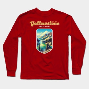 USA - NATIONAL PARK - YELLOWSTONE - Yellowstone Artists Point -23 Long Sleeve T-Shirt